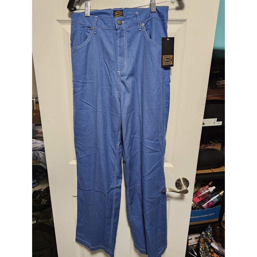 RVCA Women's Coco Pant Sz 26 Blue